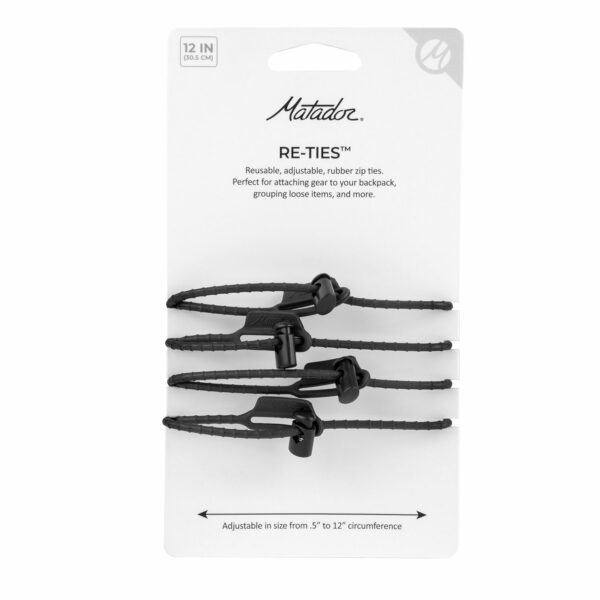 MATADOR - Re-Ties Reusable Zip Ties 4-Pack