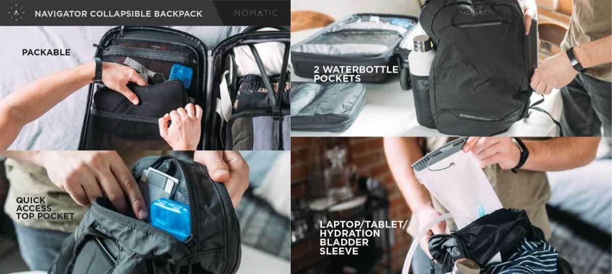 NOMATIC Navigator Collapsible Backpack InTrendMall