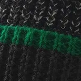 Cuffed Beanie - Green edge