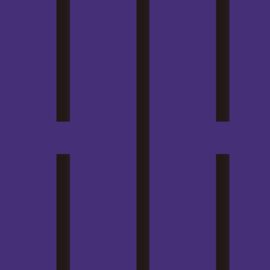 Kids' Beanie Cable Twin Pompom - Purple Melange
