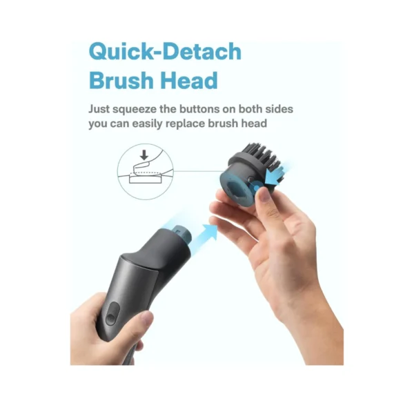 HOTO - Replacement Brushes for Electric Spin Scrubber