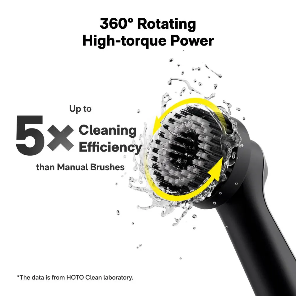 HOTO - Wand Cordless Spin Scrubber