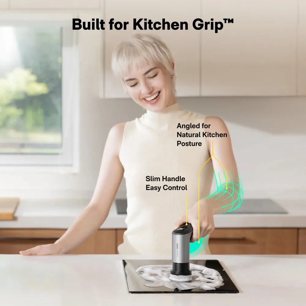 HOTO - Grip Cordless Spin Scrubber