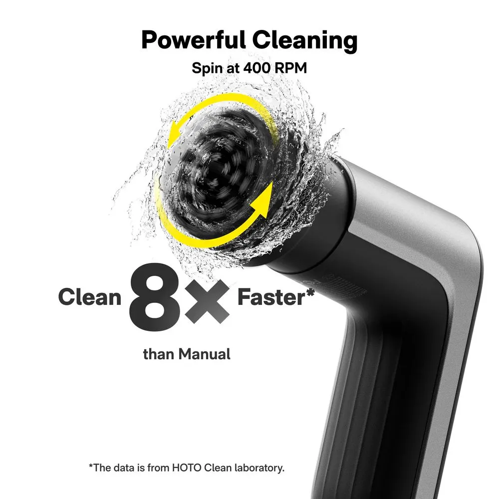HOTO - Grip Cordless Spin Scrubber
