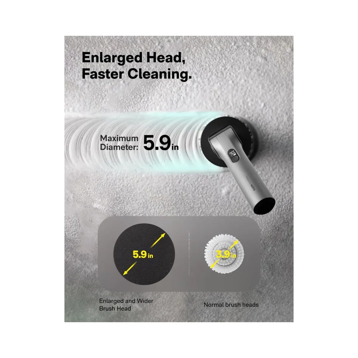 HOTO - Flexi Cordless Spin Scrubber
