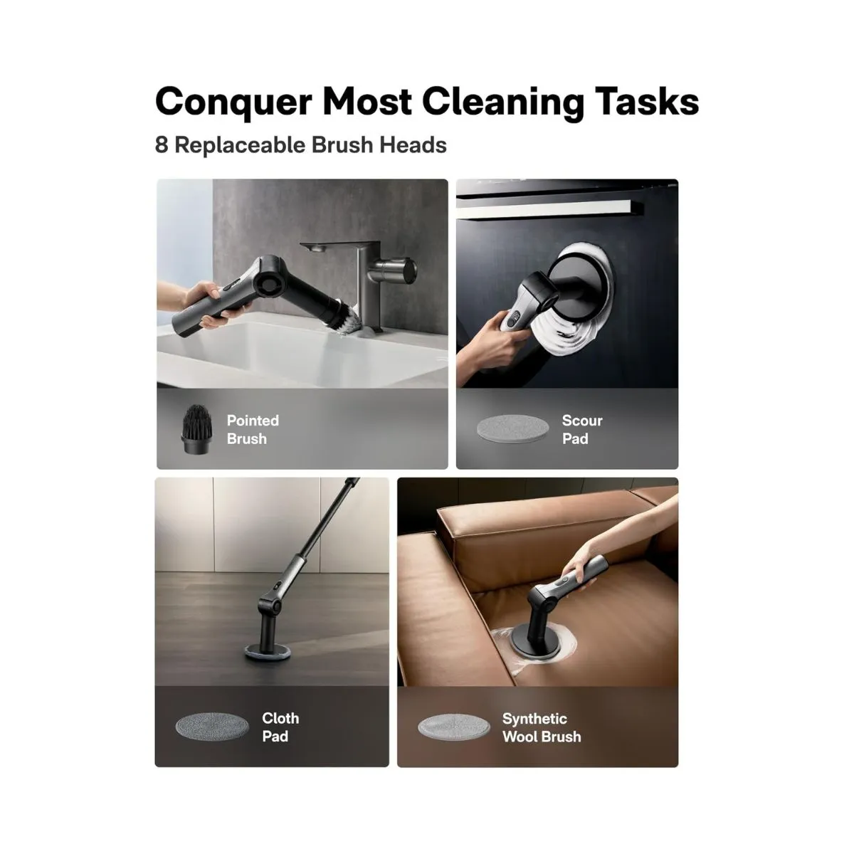 HOTO - Flexi Cordless Spin Scrubber