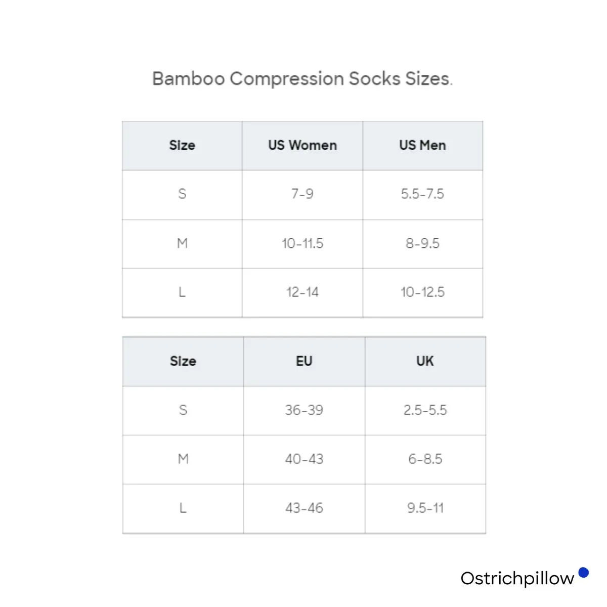 OSTRICTPILLOW - Bamboo Compression Socks
