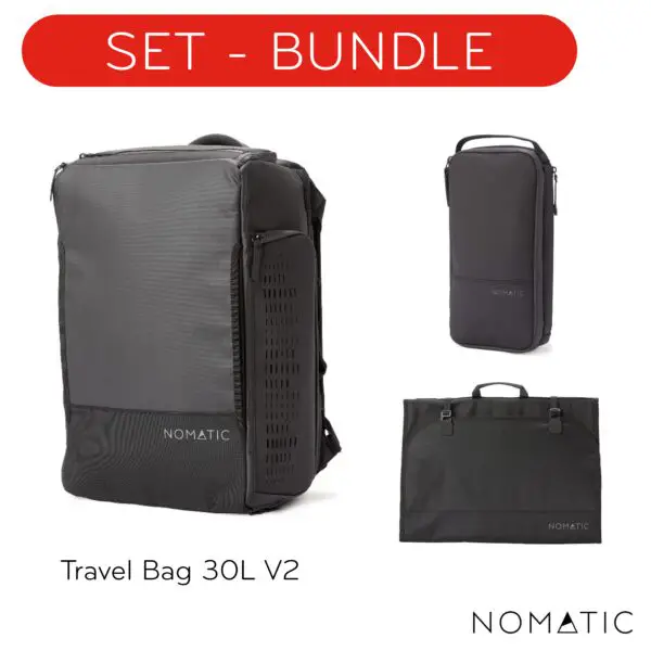 NMT – Travel Bag 30L V2+Toiletry Bag2.0-S+Apparel Sleeve