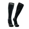 17 Compression Mudder Socks – Black, Grey stripe L