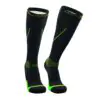 20 Compression Mudder Socks – Black, Hi vis Yellow stripe L